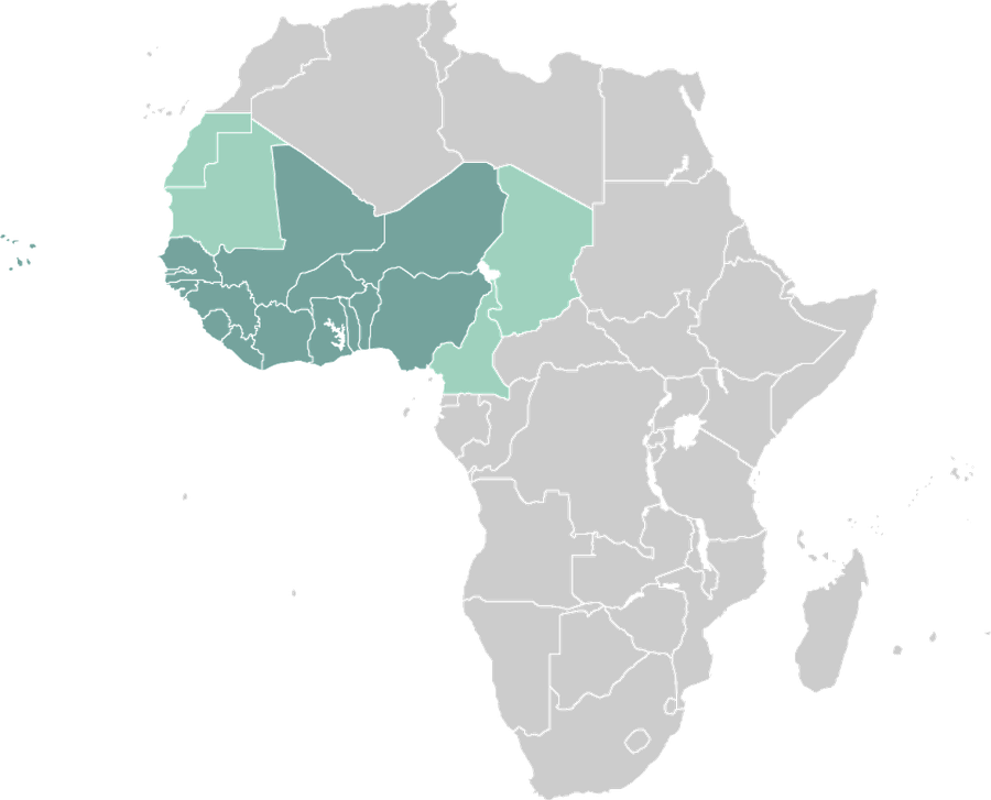West Africa sourcing region